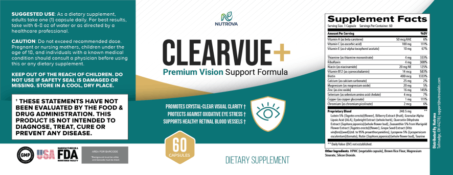 clearvue plus label